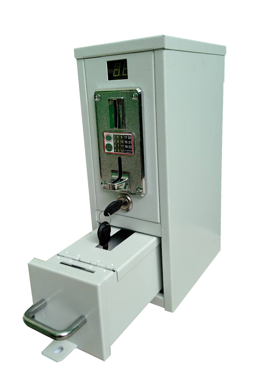 กล่องหยอดเหรียญเครื่องซักผ้ารับเหรียญ10