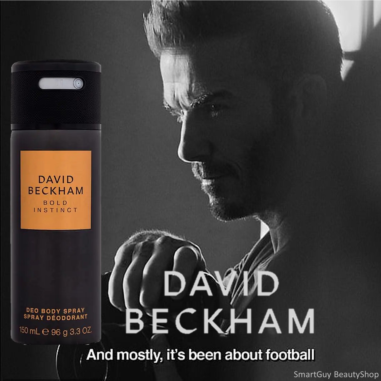 David Beckham Bold Instinct Deodorant for men Deo Spray 150ml สเปรย์ระงับกลิ่นกายลิขสิทธิ์แท้กลิ่นหอมใหม่สุดพิเศษจากเดวิดเบ็คแฮม