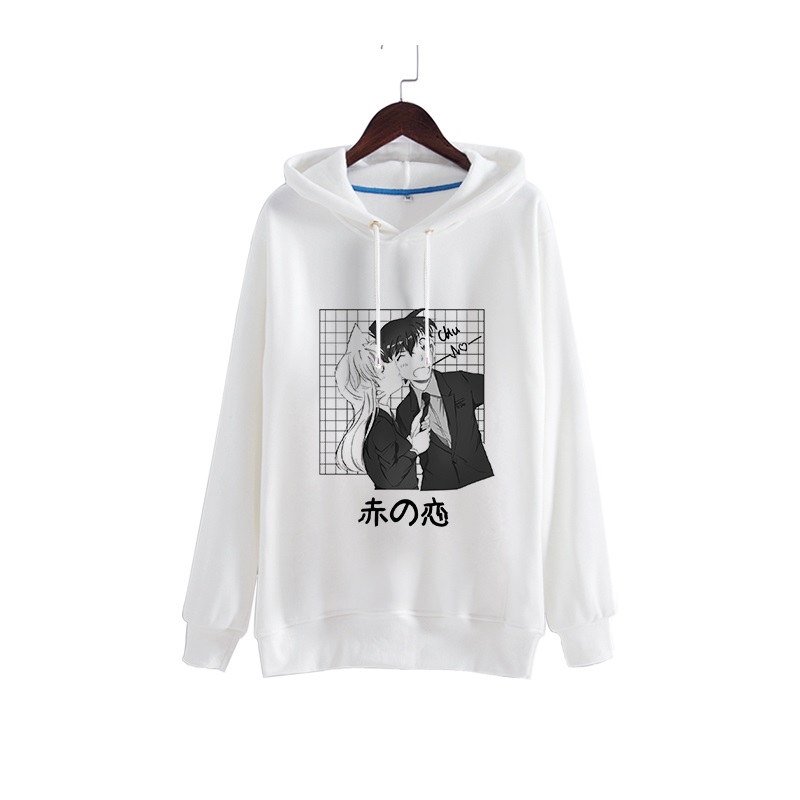 เสื้อสเวตเตอร์มีฮู้ด ลาย คุโด้ ชินอิจิ จากมังงะสุดฮิต Detective Conan ยอดนักสืบจิ๋วโคนัน