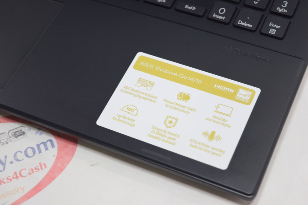 ขาย Asus Vivobook Go 15 จอใหญ่ 15” 60Hz รุ่นใหม่ i3 RAM8 สภาพ 99.99% ประกันถึง ก.ค.69