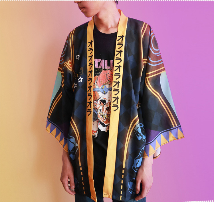 เสื้อคลุม Jojo's Bizarre Adventure โจโจ้ ล่าข้ามศตวรรษ