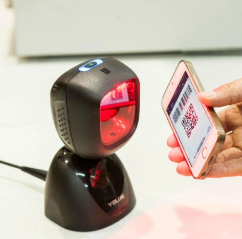 เครื่องสแกนบาร์โค๊ดชนิดตั้งโต๊ะ HONEYWELL HF600