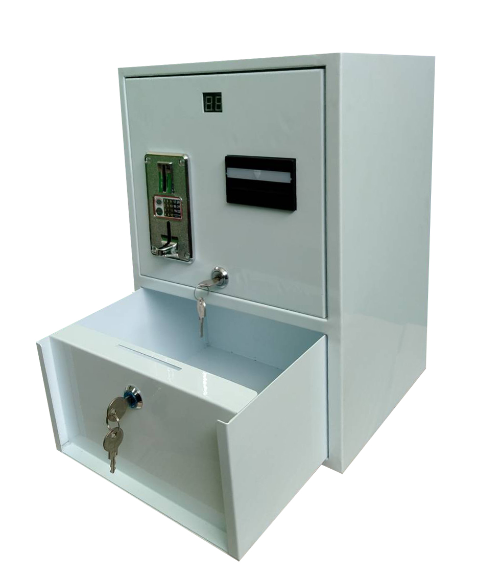 กล่องหยอดธนบัตรเครื่องซักผ้า