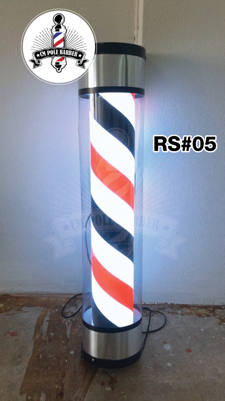 ไฟหมุน บาร์เบอร์ วินเทจ RS#05 ขนาด 80 cm.