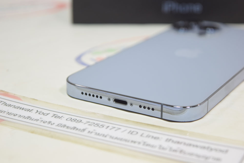ขาย iPhone 13 ProMax 256GB Sierra blue ศูนย์ไทย เครื่องเดิมๆ แบตยังดี ครบกล่อง