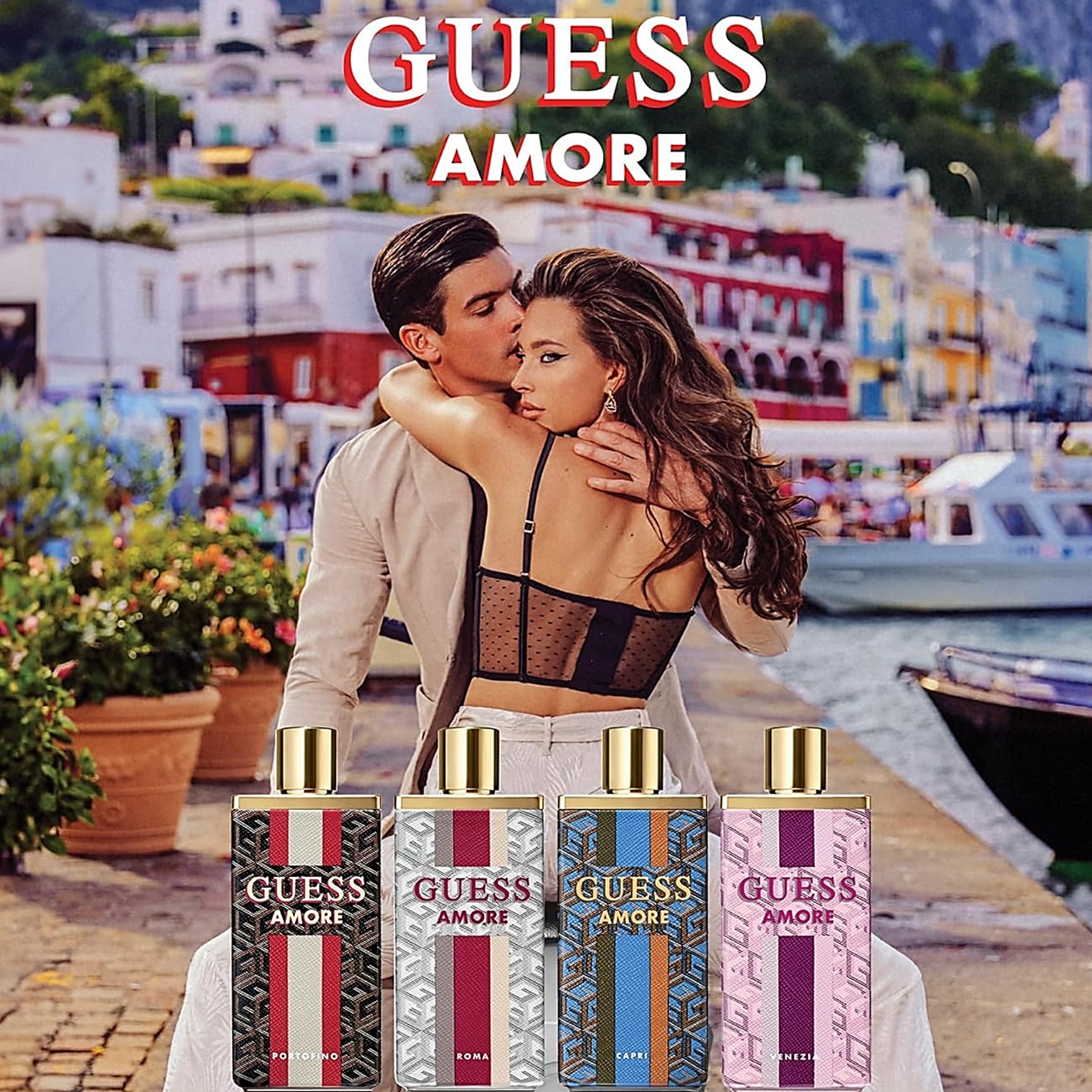 GUESS Amore Roma Eau de Toilette 100ml น้ำหอมสำหรับผู้หญิงกลิ่นหอมใหม่สุดพิเศษรับประกันลิขสิทธิ์แท้นำเข้าจากออสเตรเลียพร้อมส่ง