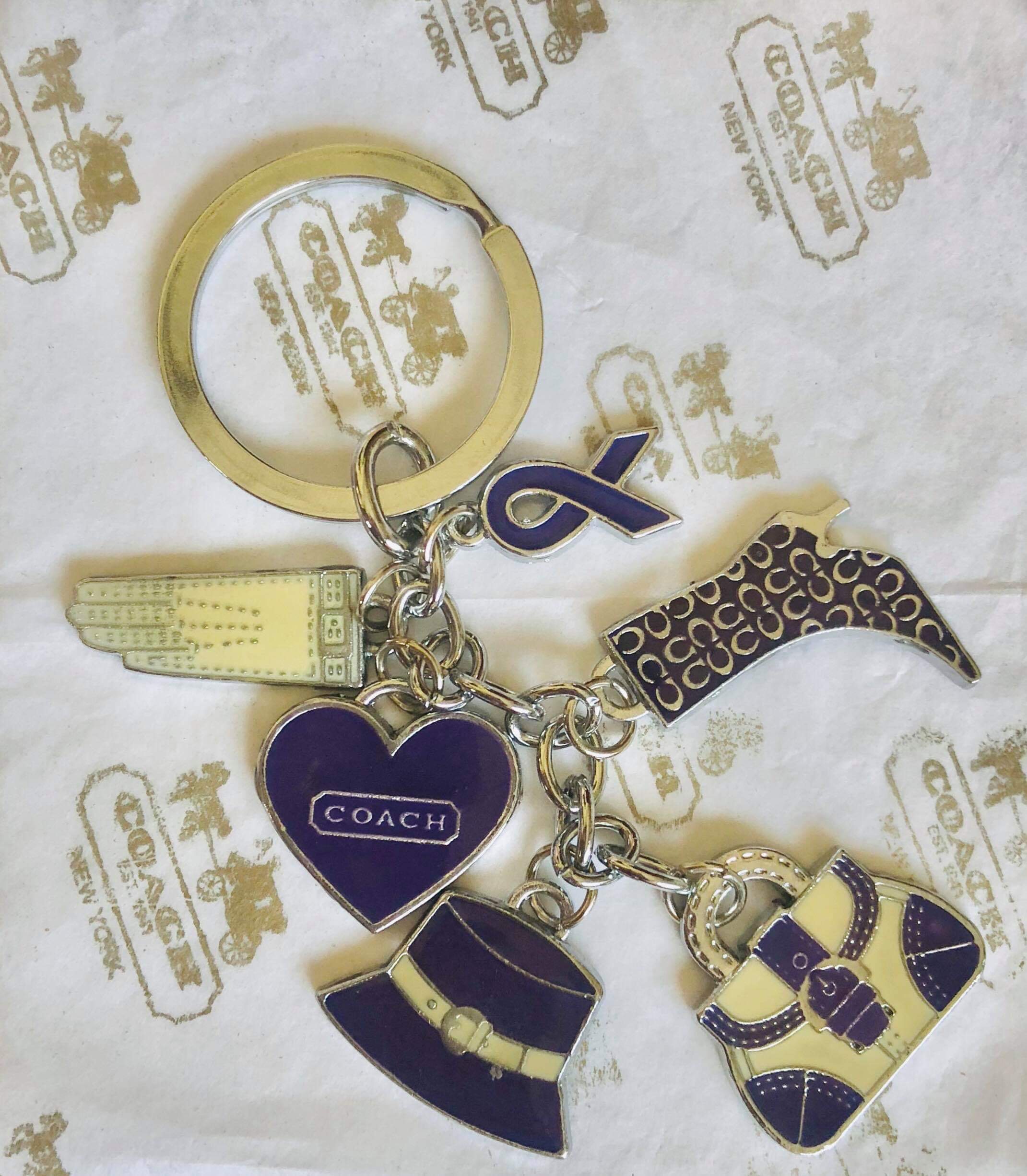 Coach พวงกุญแจพรีเมี่ยมนิตยสารญี่ปุ่น