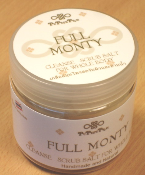 FULL MONTY ครีมเกลือสมุนไพรขัดผิวและอาบน้ำ Salt Body Scrub
