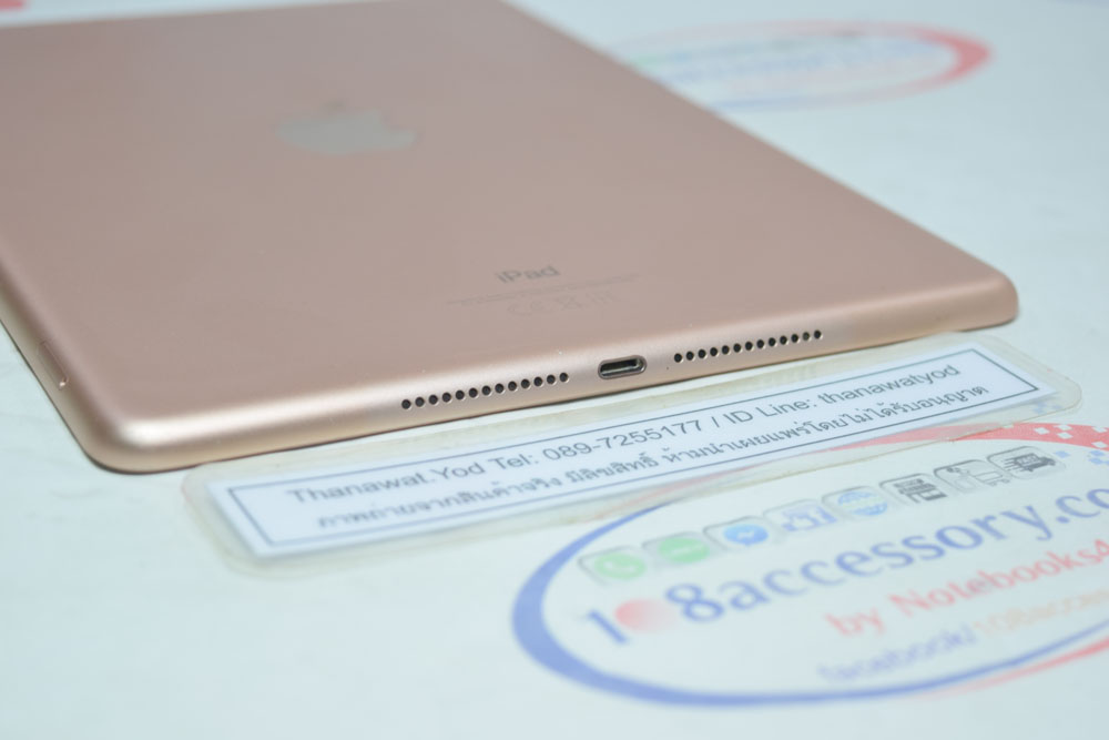 ขาย iPad Gen 6 128GB Wifi+Cellular Gold ใส่ซิมได้ โมเดล TH แบต 88%