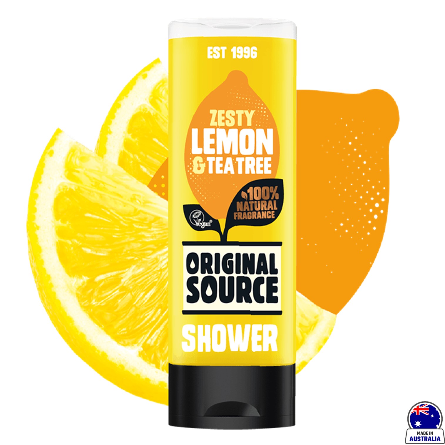 ORIGINAL SOURCE LEMON&TEA TREE SHOWER GEL 250ML เจลอาบน้ำสูตรพิเศษช่วยบำรุงผิวกายจากสารสกัดธรรมชาติสินค้านำเข้าจากออสเตรเลีย