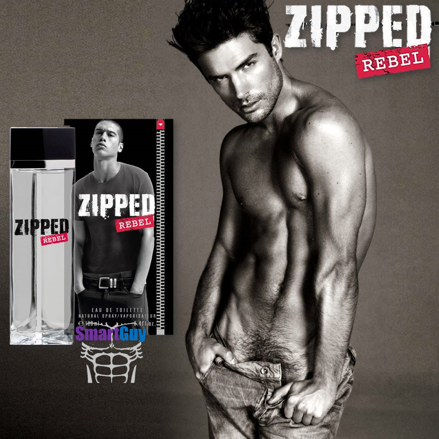 ZIPPED REBEL Eau De Toilette Natural Spray 100ml. น้ำหอมลิขสิทธิ์ของแท้ซีรี่ย์ใหม่จากแบรนด์Zippedสำหรับผู้ชายกลิ่นใหม่หอมเย็นเบาสบายผสานความเซ็กซี่น่าค้นหาชวนเข้ามาสัมผัสใกล้ๆ