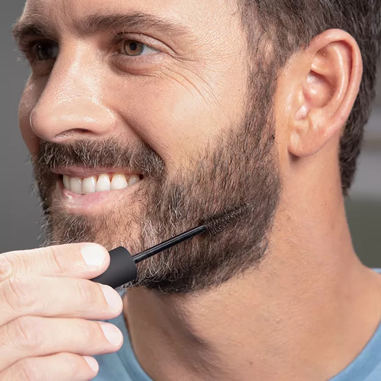 Just For Men 1-Day Beard&Brow Color Brush In Dark Brown ผลิตภัณฑ์เปลี่ยนสีหนวดเคราในรูปแบบแปรงปัดใช้งานง่ายขึ้นสินค้านำเข้าจากออสเตรเลียพร้อมส่ง