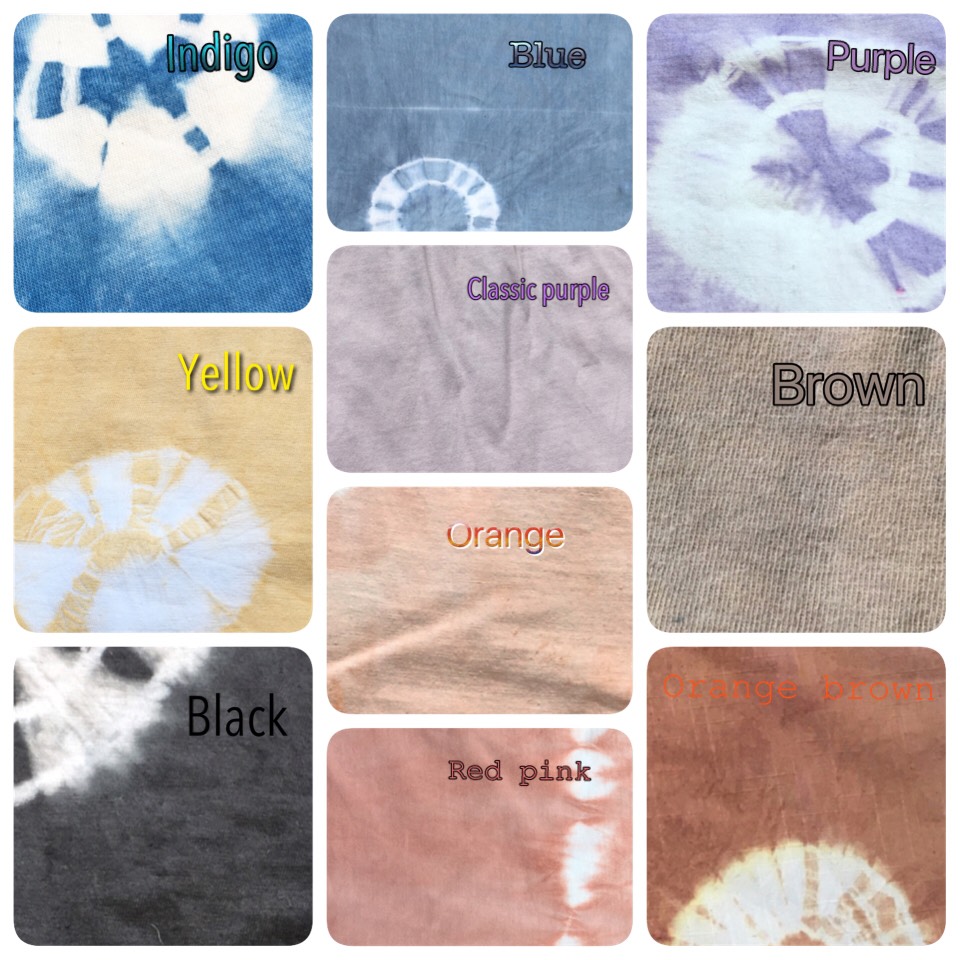 ย้อมชุดแซก เสื้อแขนยาว สีธรรมชาติและสีปลอดสารพิษสมาชิก Natural Dye Member