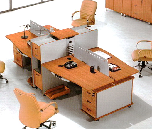 โต๊ะทำงานกลุ่ม สำหรับ 4 ที่นั่ง