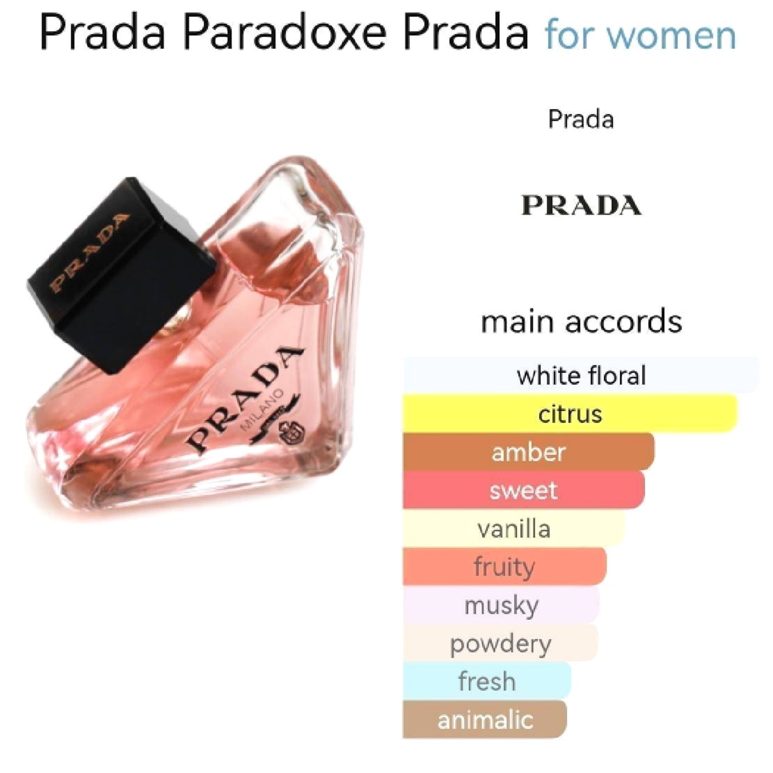 Prada Paradoxe Eau de Parfum 100ml น้ำหอมผู้หญิงกลิ่นหอมหวานหรูหราเซ็กซี่จากพราด้า