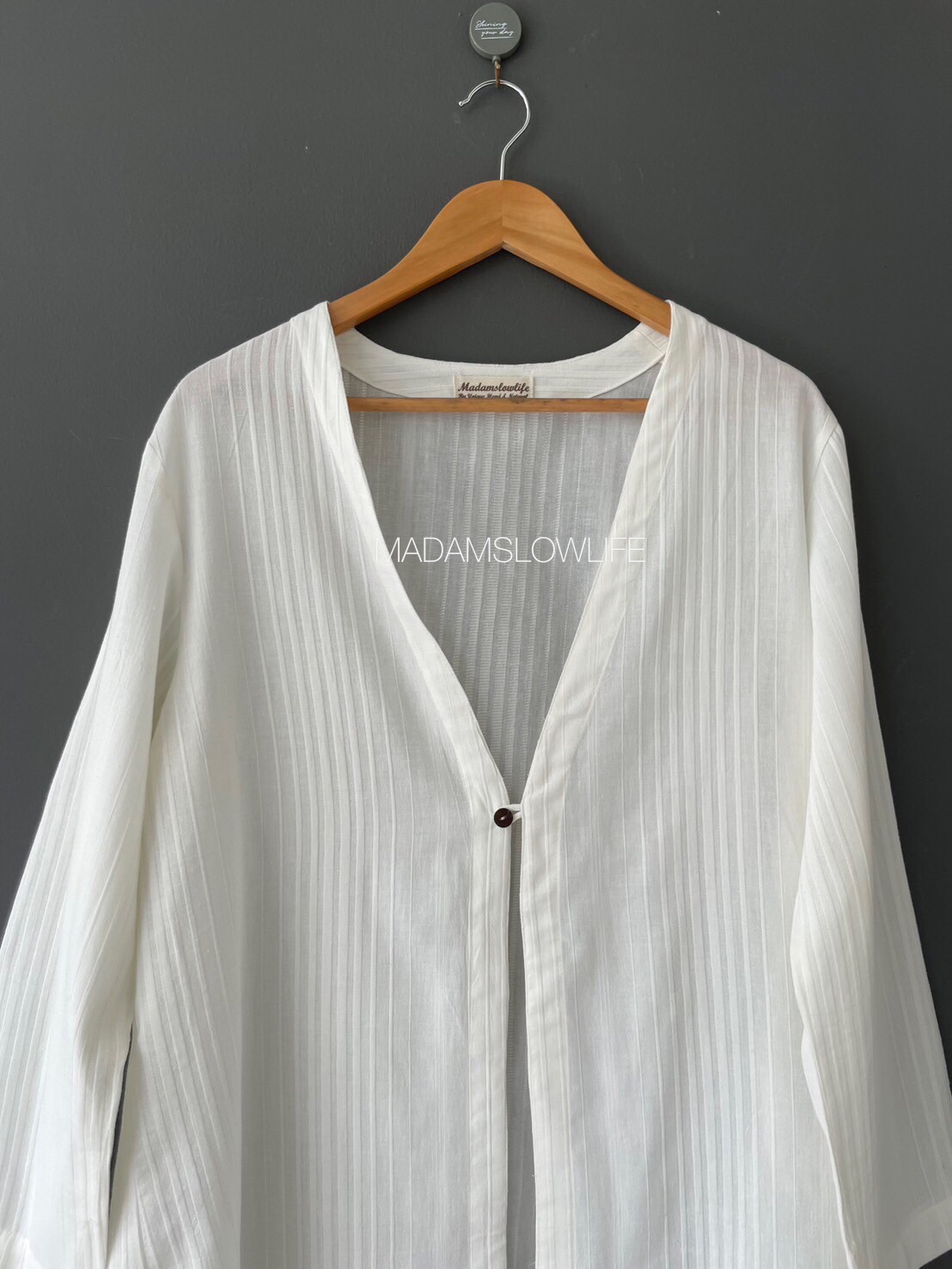 เสื้อคลุม Size F อก 36-44 นิ้ว แขนยาว 23 นิ้ว ยาว 41 นิ้ว (รับผลิตออเดอร์)