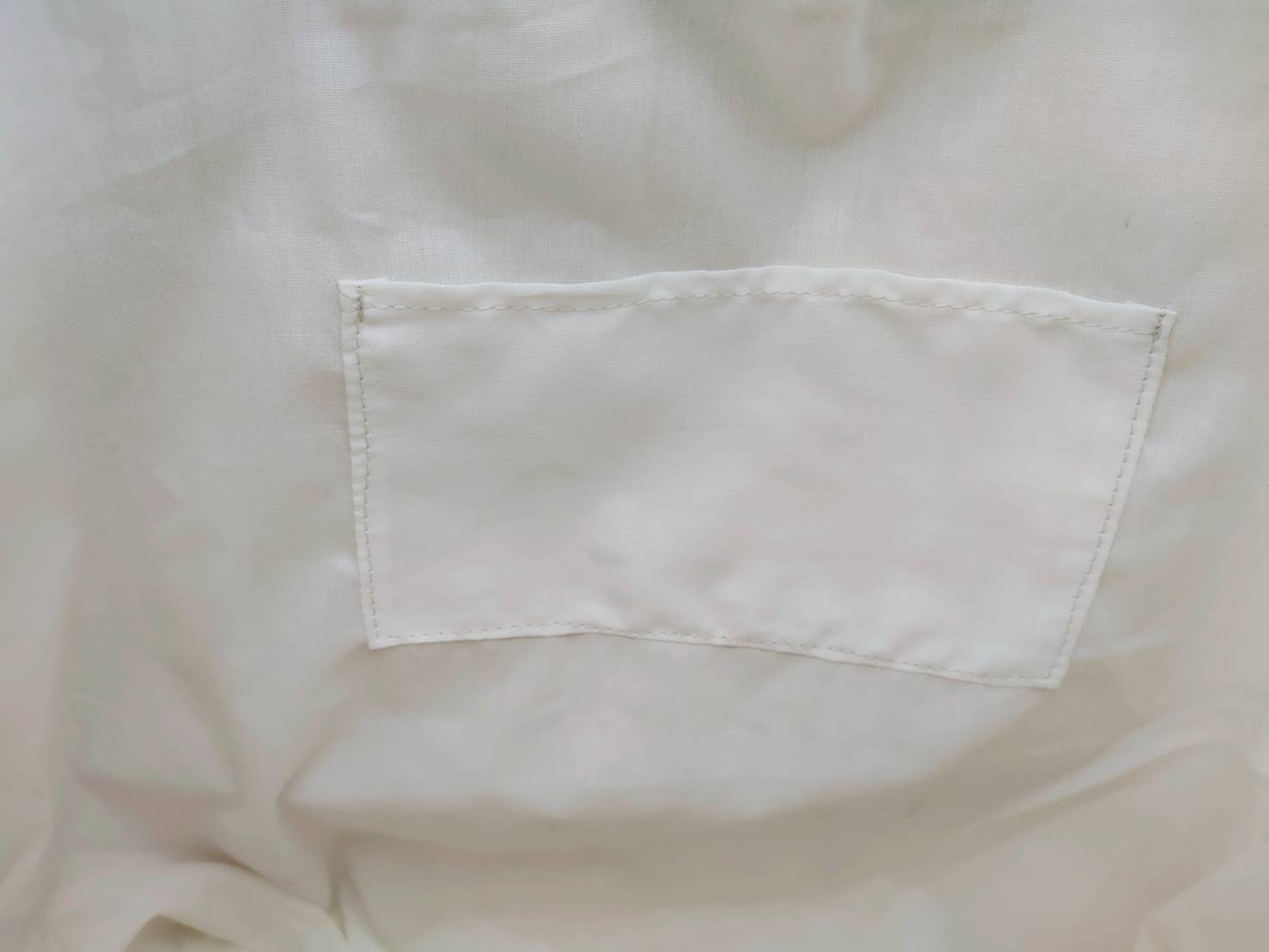 (รับผลิตออเดอร์) กระเป๋าผ้าแคนวาส สีขาว กว้าง20.5"*สูง15.5"*ก้น6"