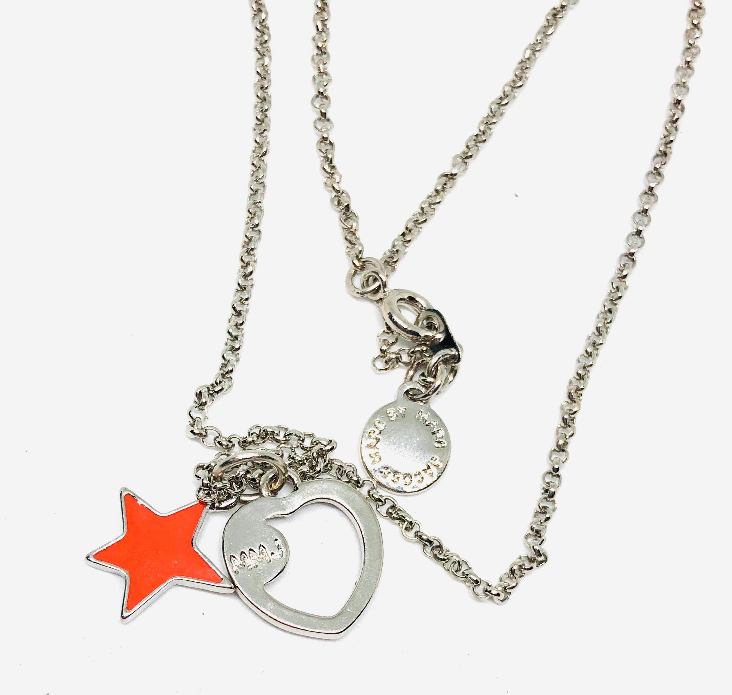 Marc Jacobs Heart Star Crystals Necklace