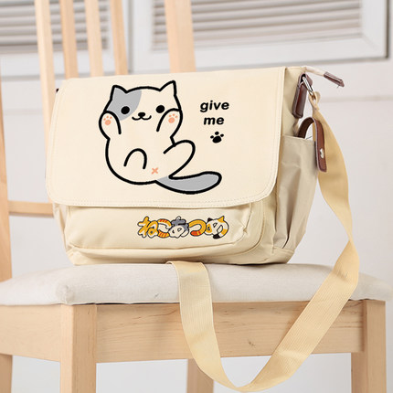 กระเป๋าสะพาย ลาย Neko Atsume