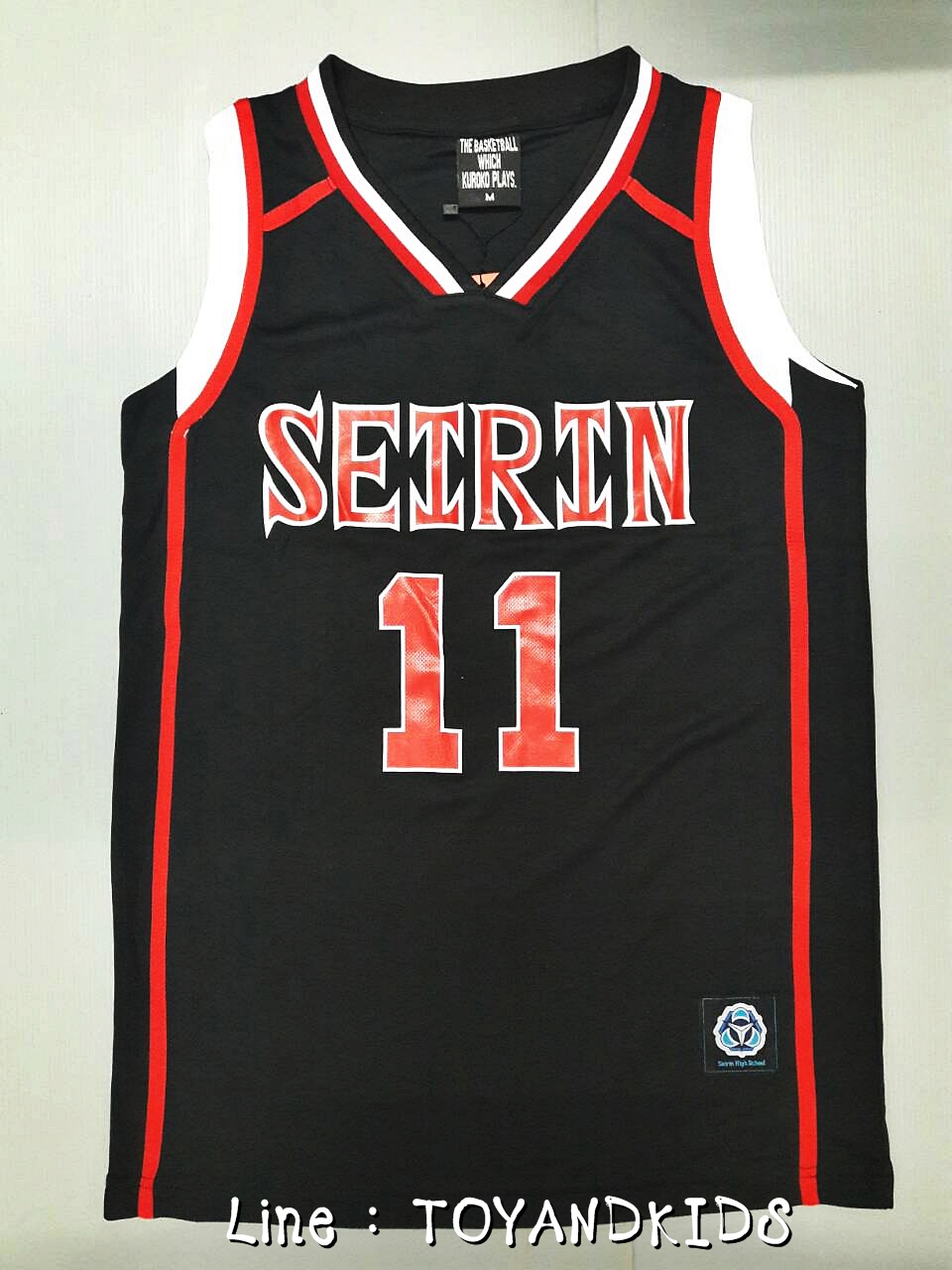 ชุดบาส SEIRIN No.11 สีดำ V2