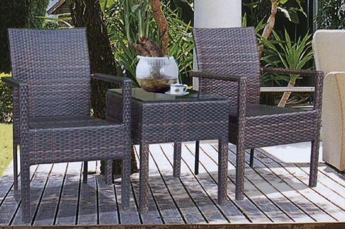 ชุดโต๊ะเก้าอี้หวายเทียม พร้อมเก้าอี้