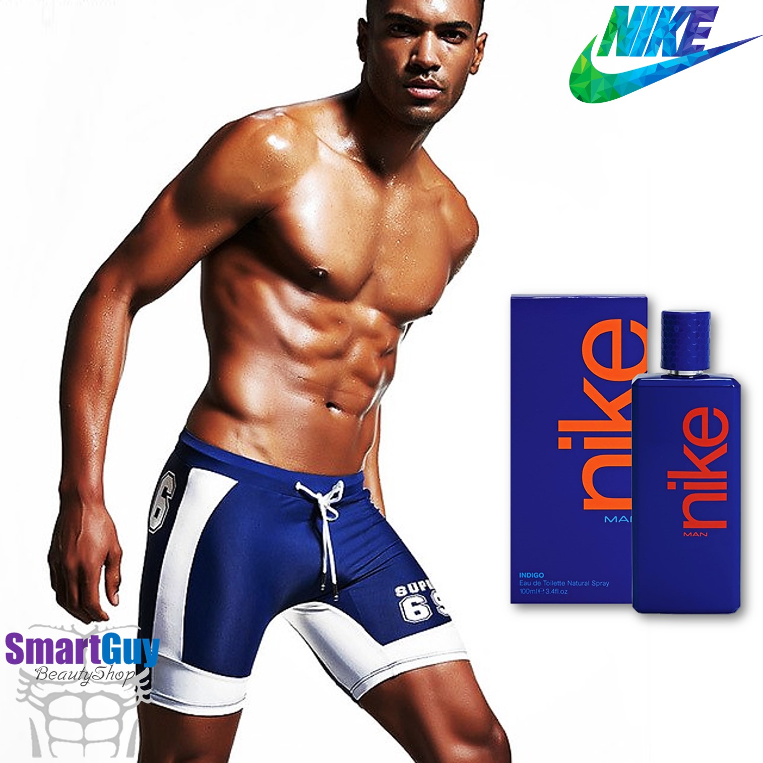 NIKE MAN Indigo Eau De Toilette Natural Spray 100ml. น้ำหอมลิขสิทธิ์แท้จากไนกี้สำหรับผู้ชายกลิ่นหอมเย็นสปอร์ตแมนผสานความเซ็กซี่น่าค้นหาชวนเข้ามาสัมผัสใกล้ๆ