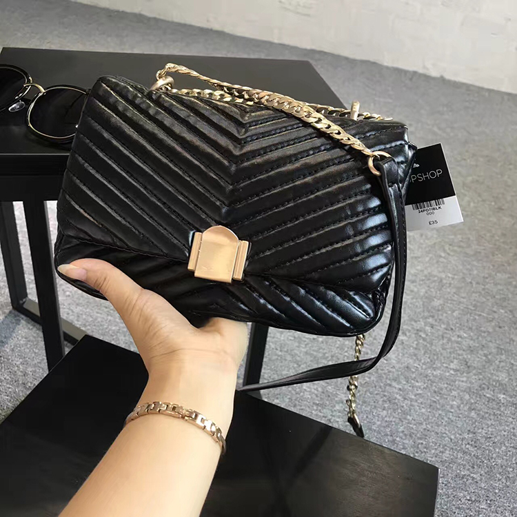 Topshop OBI Quilted Crossbody Bag
