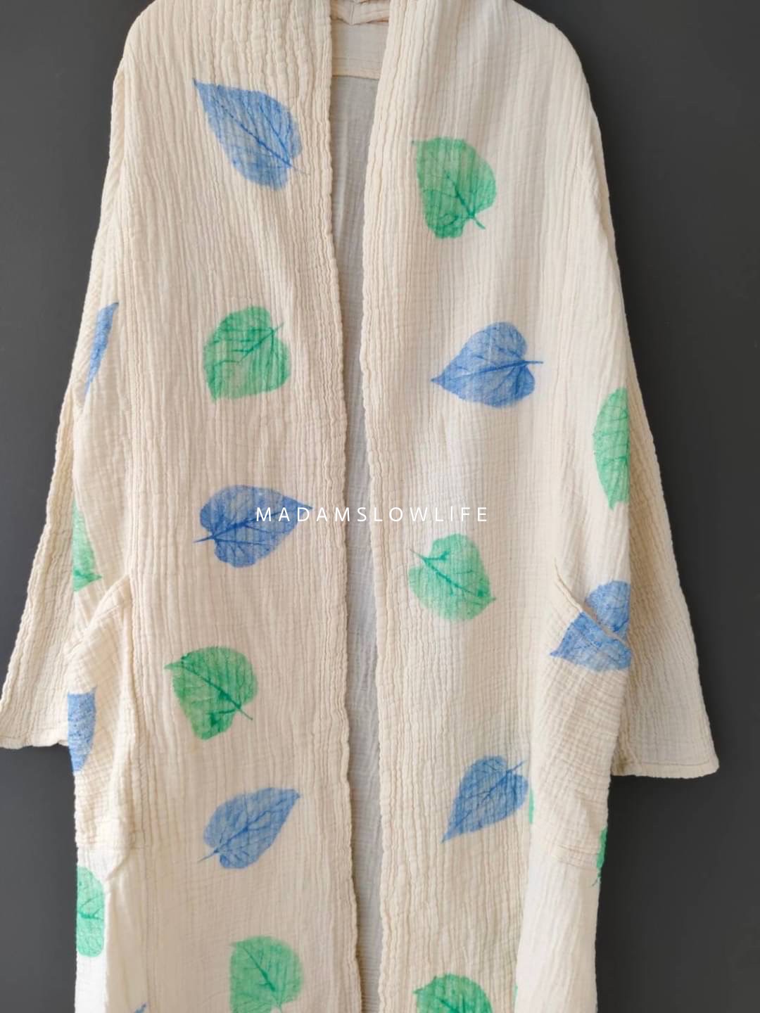 เสื้อคลุม ตัวยาว Over Coat Long เนื้อผ้าคอตตอน Cotton 100% เนื้อผ้านิ่ม Soft touch