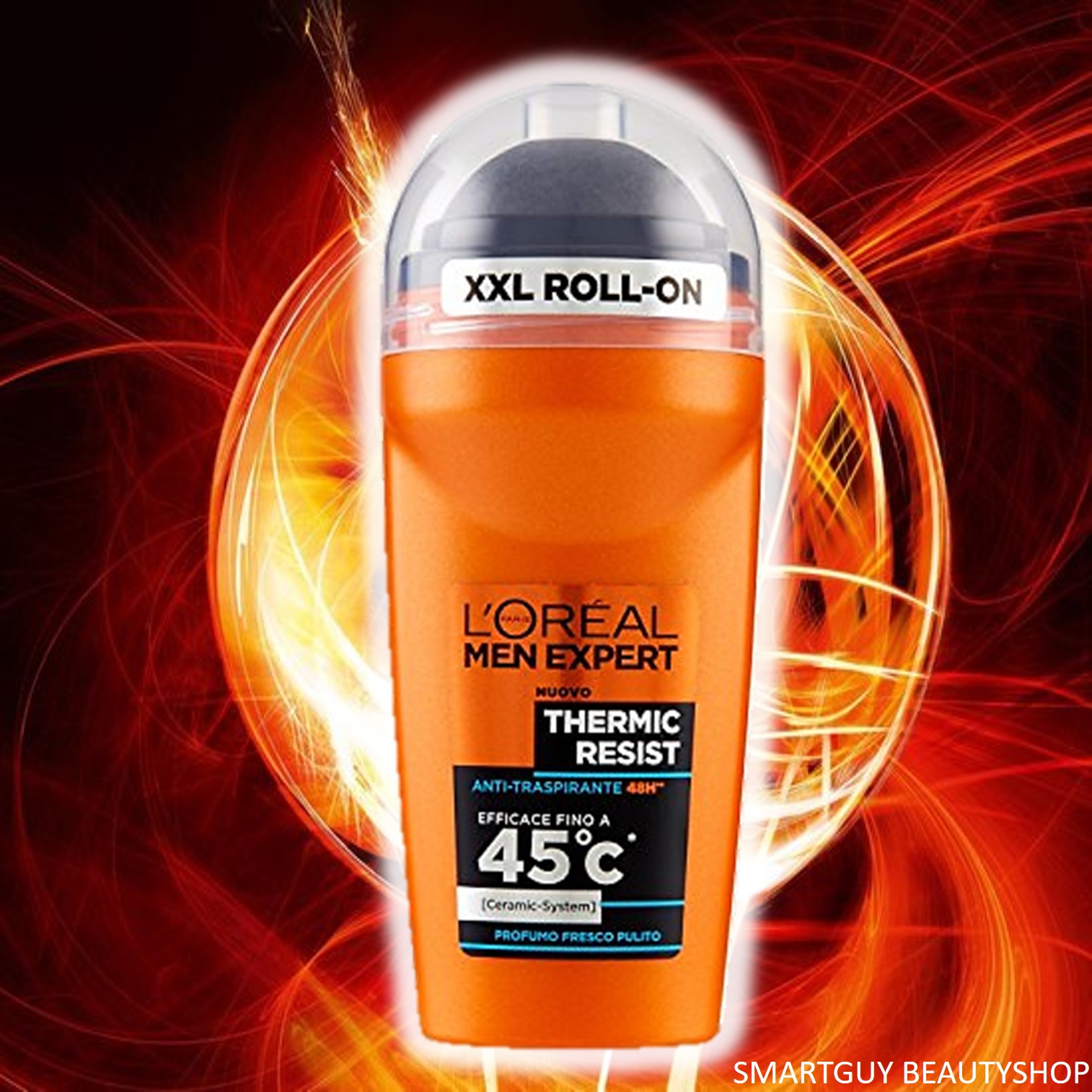 L’Oreal Men Expert Thermic Resist Heat Rush Protection 48H Anti Perspirant XXL Roll On 50ml. ผลิตภัณฑ์ระงับกลิ่นกายแบบลูกกลิ้งสำหรับผู้ชาย
