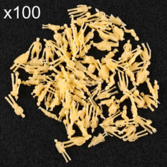 คน (Street people) สเกล 1:150 คละแบบ สีส้ม / 100 คน