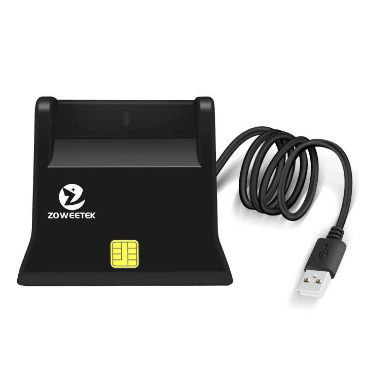 เครื่องอ่านบัตรประชาชน Zoweetek ZW-12026-3 USB ใช้งานอ่านร่วมกับมือถือแอนดรอยด์