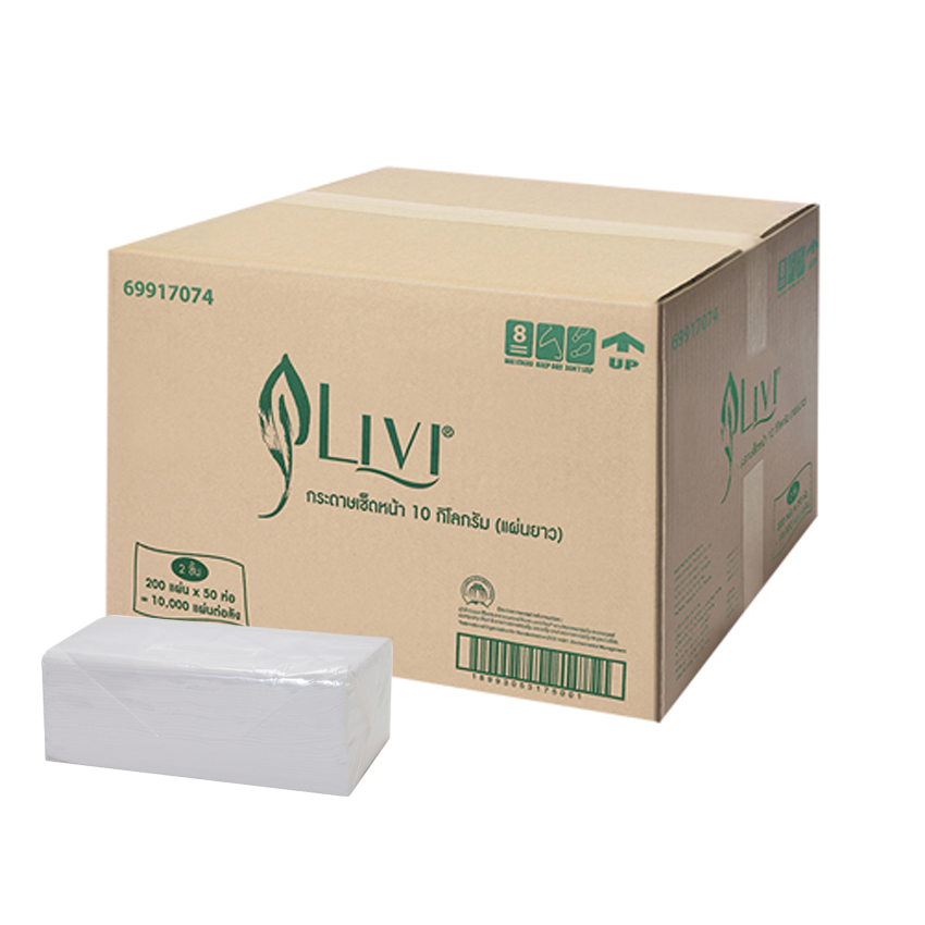 กระดาษเช็ดหน้า ชนิดเติม LIVI