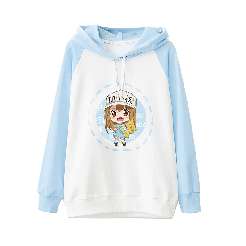 เสื้อสเวตเตอร์มีฮู้ด Hataraku Saibou เซลล์ขยันพันธุ์เดือด