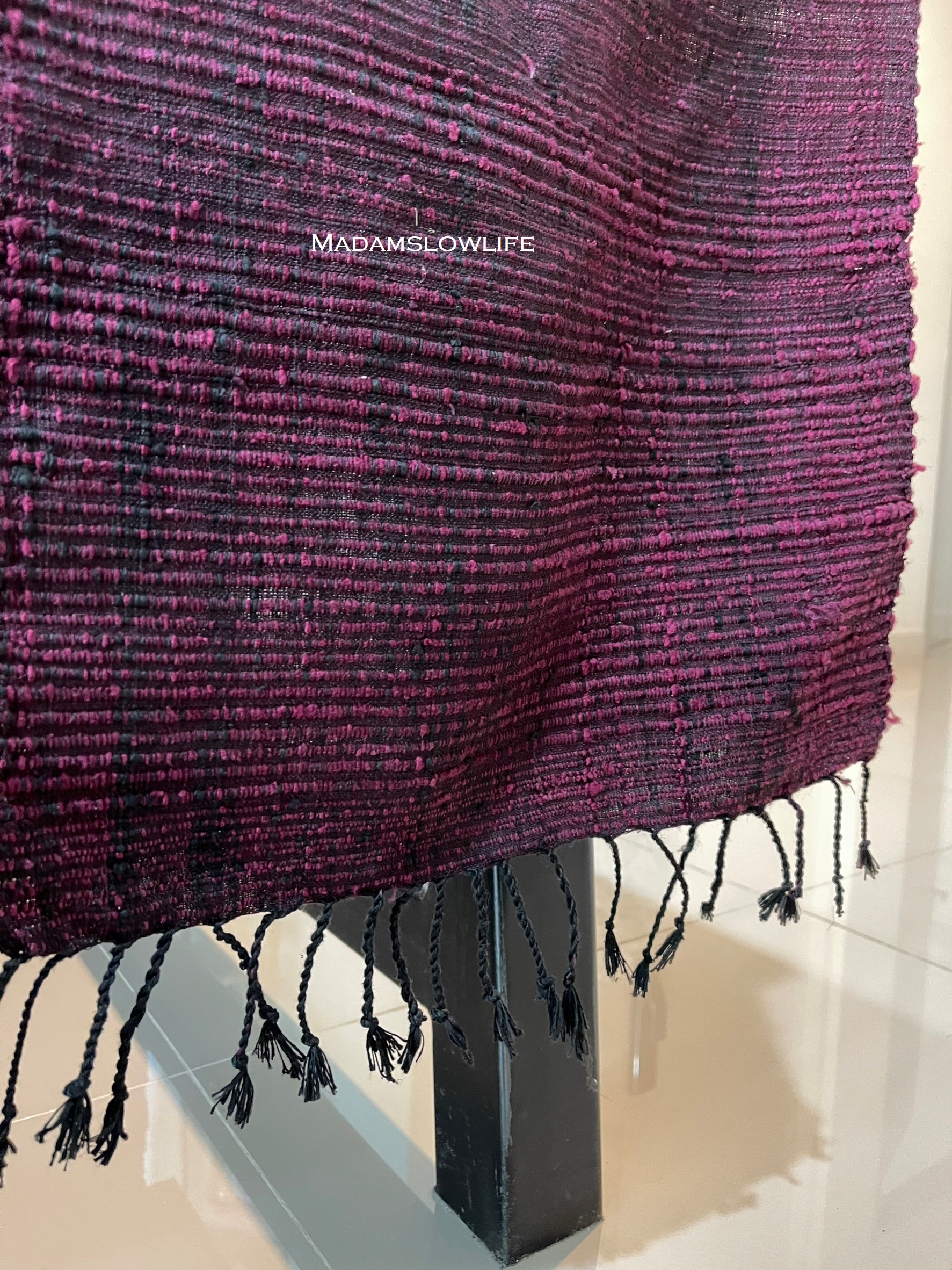 ผ้าไหมอีรี่/RUNNER ขนาด กว้าง42cm*ยาว229cm Hand made