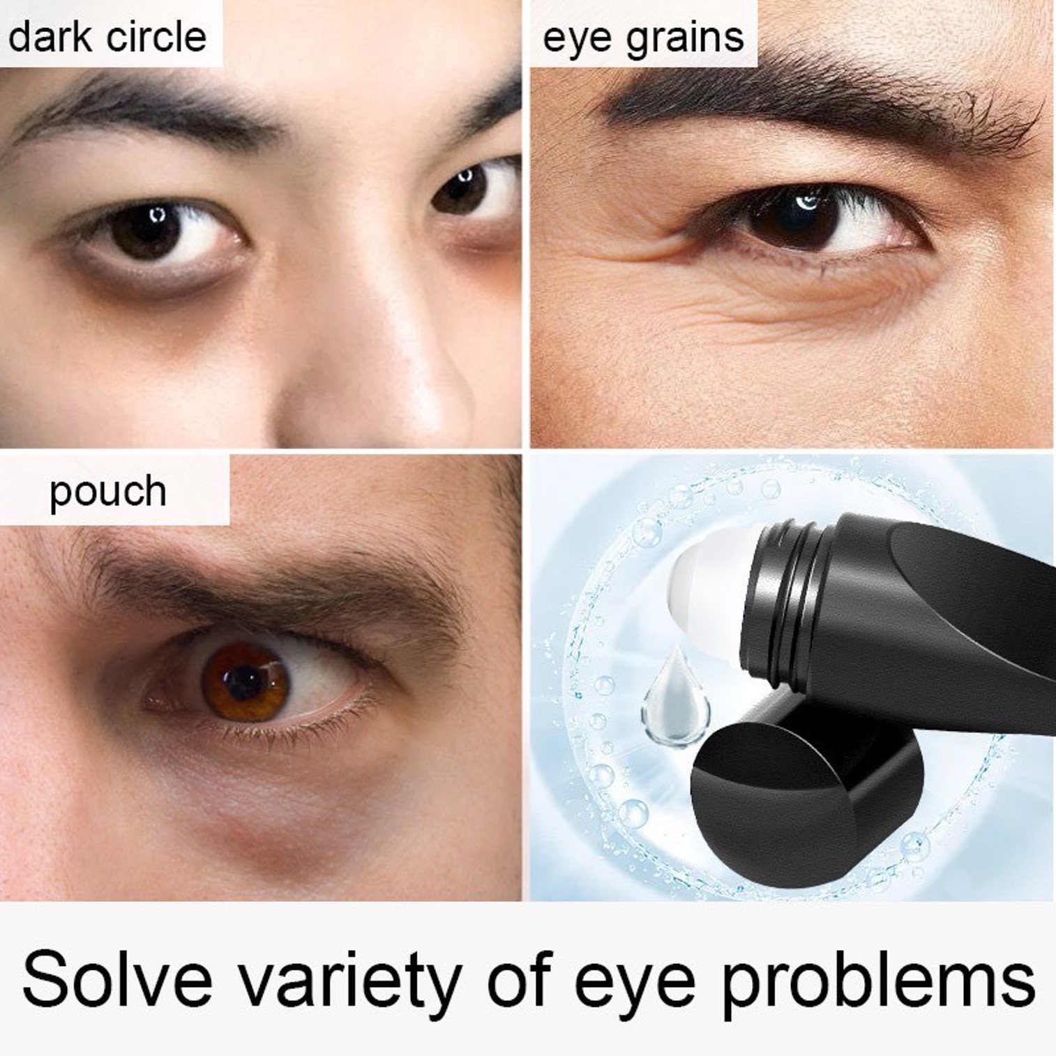 MANFRIEND Bright Eyes Soothing Gentle Nourishment Roll-On 15g ผลิตภัณฑ์บำรุงและปัญหารอบดวงตาสูตรพรีเมี่ยมสำหรับผู้ชาย