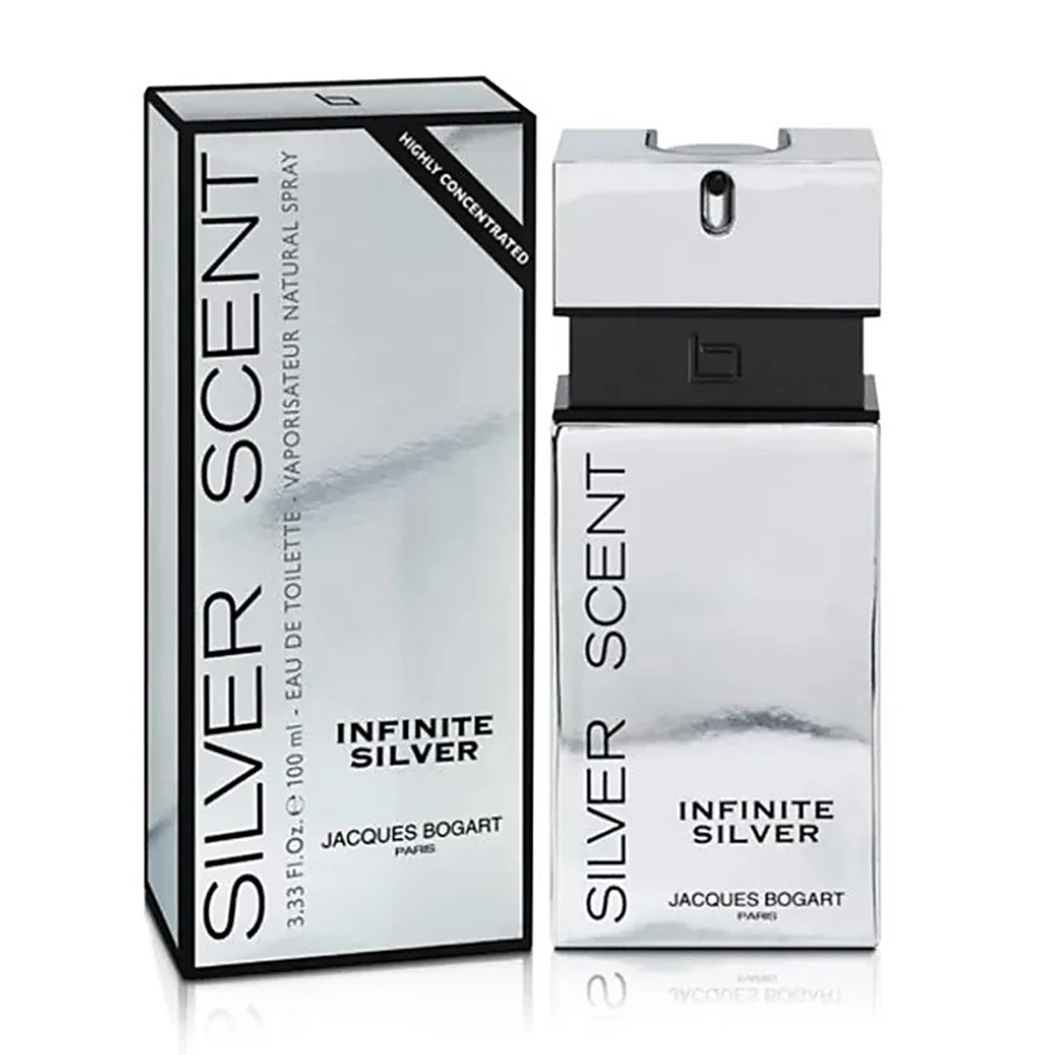 Jacques Bogart Silver Scent Infinite Silver Eau de Toilette 100ml น้ำหอมผู้ชายกลิ่นสดชื่นรุ่นพิเศษลิขสิทธิ์แท้นำเข้าจากออสเตรเลียของแท้พร้อมส่ง