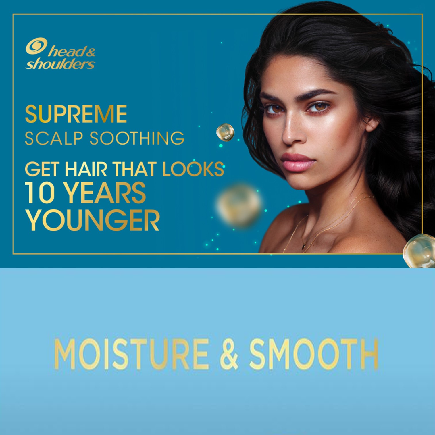 Head&Shoulders Supreme Scalp Nourish&Hair Volume Shampoo&Conditioner 550ml แชมพูและครีมนวดผมสูตรใหม่ล่าสุดจากเฮดแอนด์โชลเดอร์สินค้านำเข้าจากออสเตรเลีย