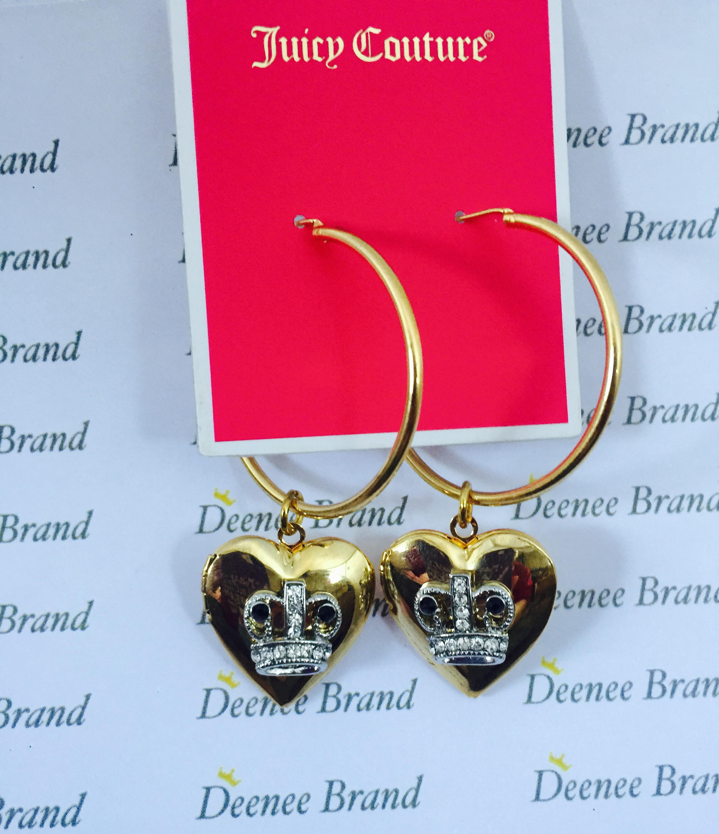 Juicy Couture Gold Earrings