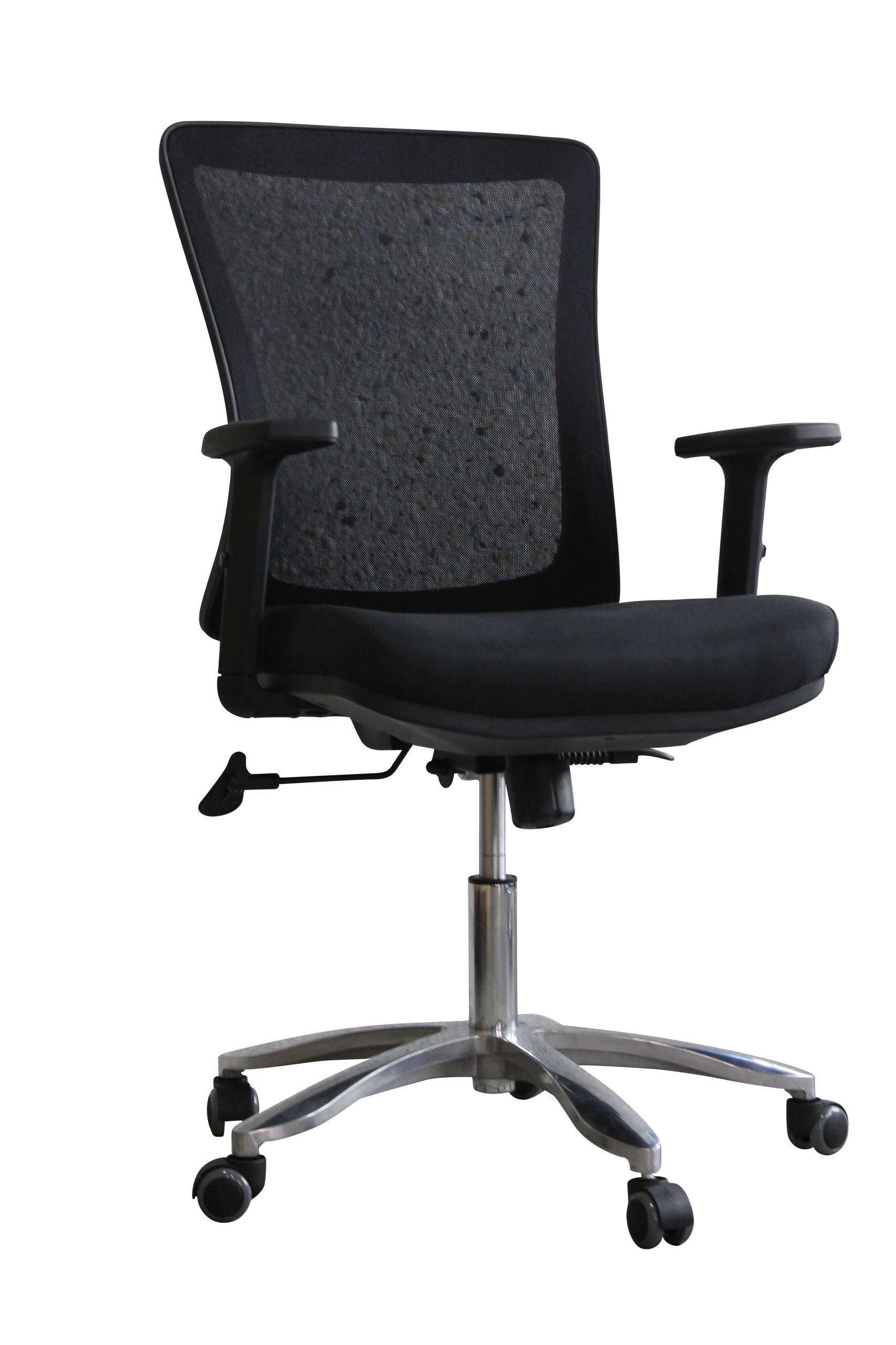 เก้าอี้สำนักงานหลังพิงตาข่าย ขาเหล็กล้อเลื่อน