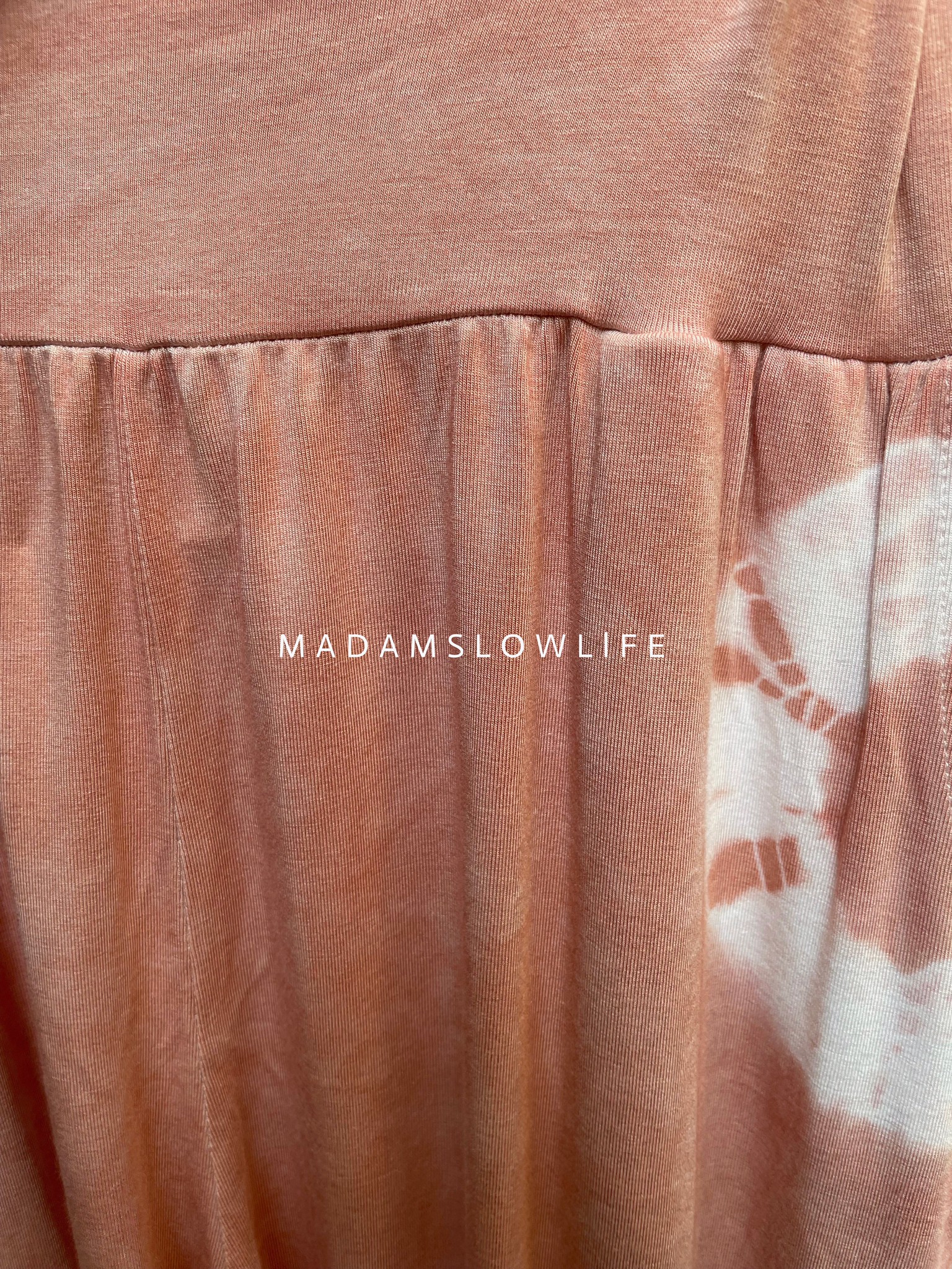 กางเกงขายาวจั้ม มัดย้อมสีปลอดสารพิษ ฟรีไซต์