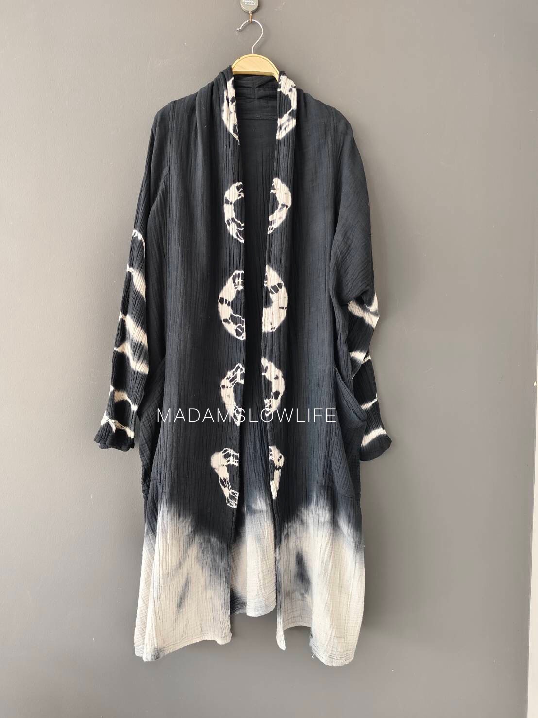 เสื้อคลุม ตัวยาว Over Coat Long เนื้อผ้าคอตตอน Cotton 100% เนื้อผ้านิ่ม Soft touch
