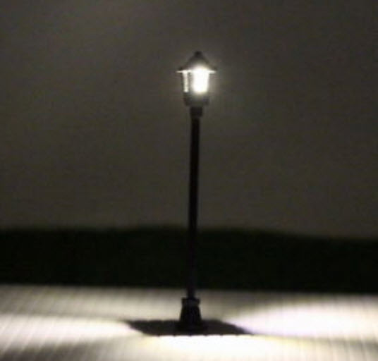 เสาไฟทางเดินโลหะ 3V สูง 6.5 ซ.ม. / 5 ต้น (มี resistor)