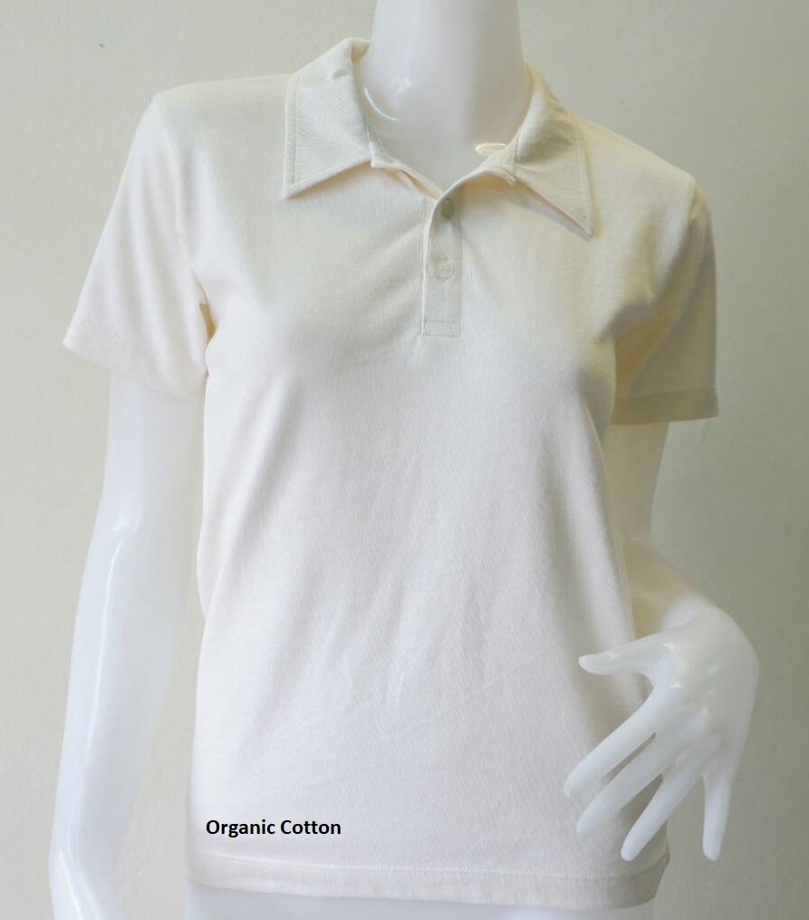 เสื้อเชิ๊ตโปโล Organic cotton100% Size:L หญิง