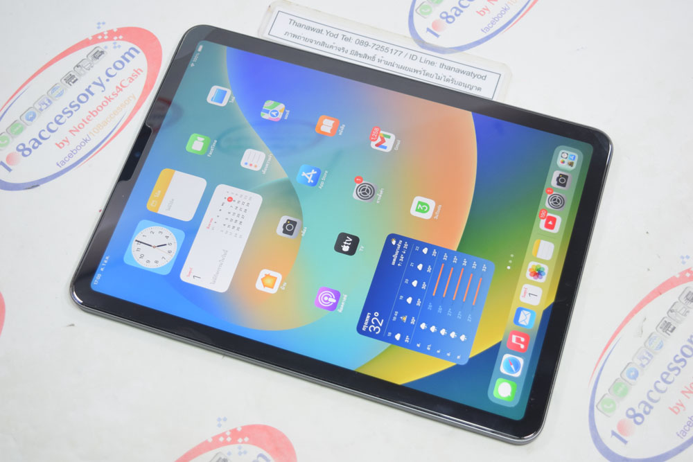 ครบกล่อง iPad Air 5 M1 256GB Wifi Spacegrey ซีลพลาสติกยังอยู่ เหมือนเพิ่งซื้อ