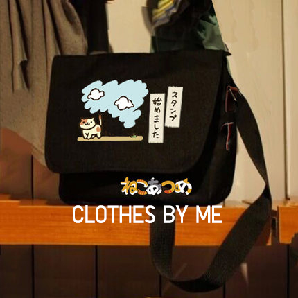 กระเป๋าสะพาย ลาย Neko Atsume