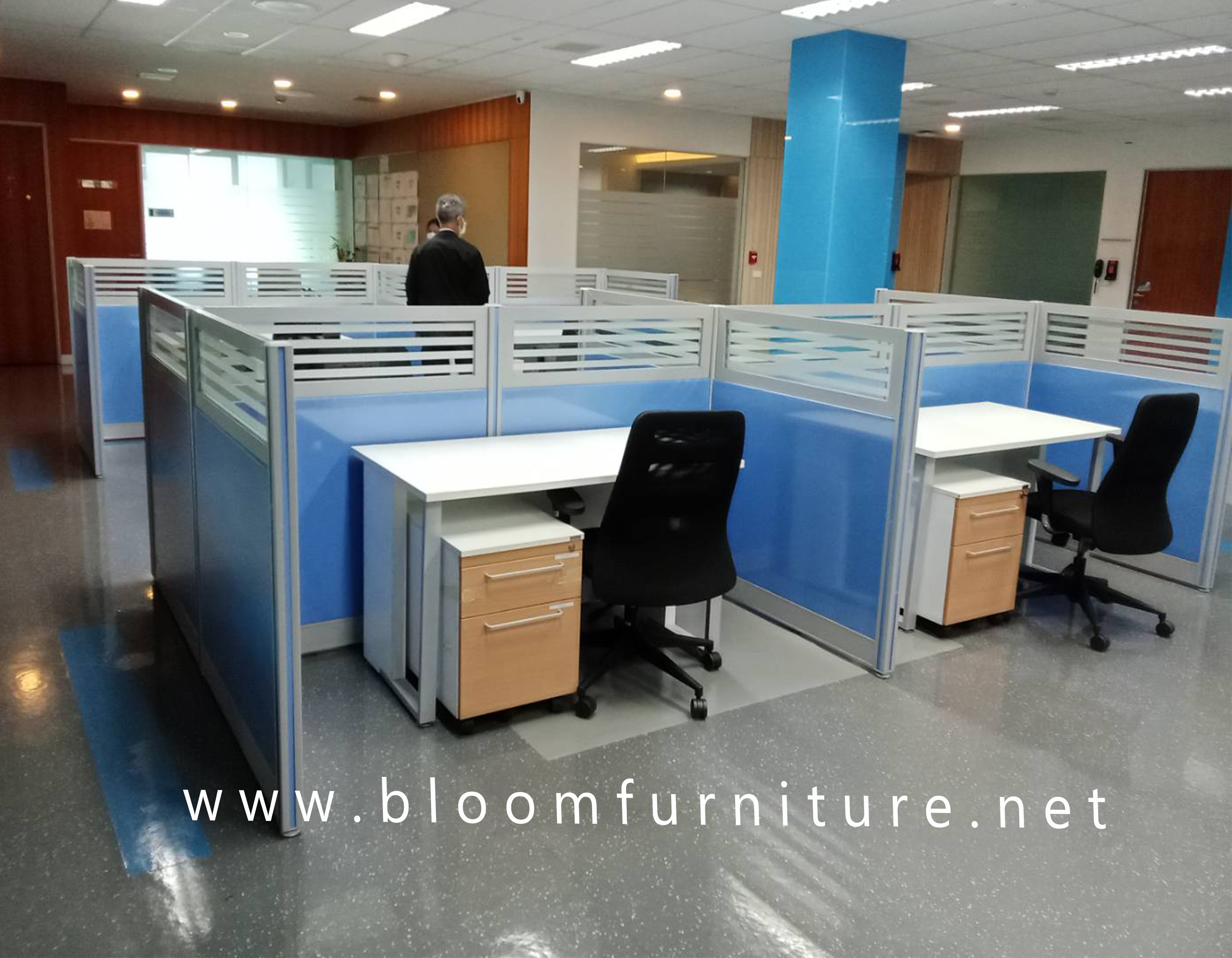 พาร์ติชั่นกั้นสำนักงาน Partition, Click เพื่อชมตัวอย่างงานติดตั้ง