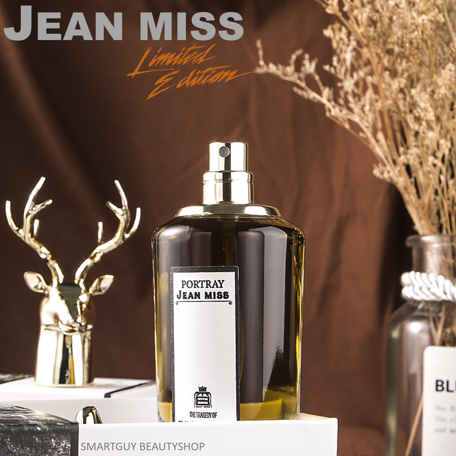 JEAN MISS The Handsome Of ELK Gentleman 80ml น้ำหอมผู้ชายลิขสิทธิ์แท้กลิ่นไฮโซหรูหราอบอุ่นผสานความเซ็กซี่น่าหลงใหล