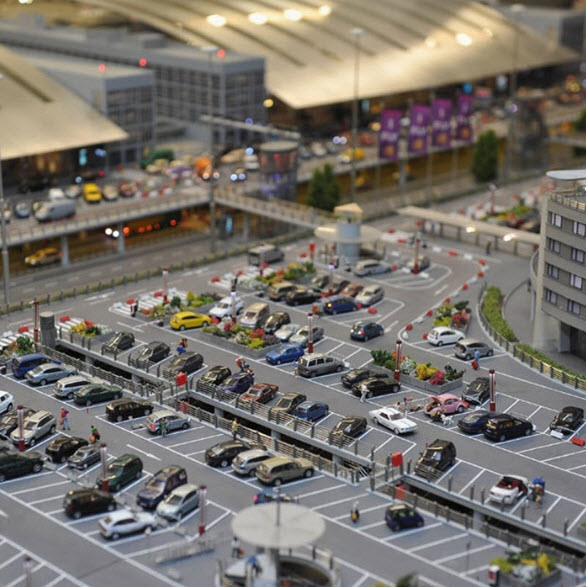 Car Park Theme (scale 1:87)