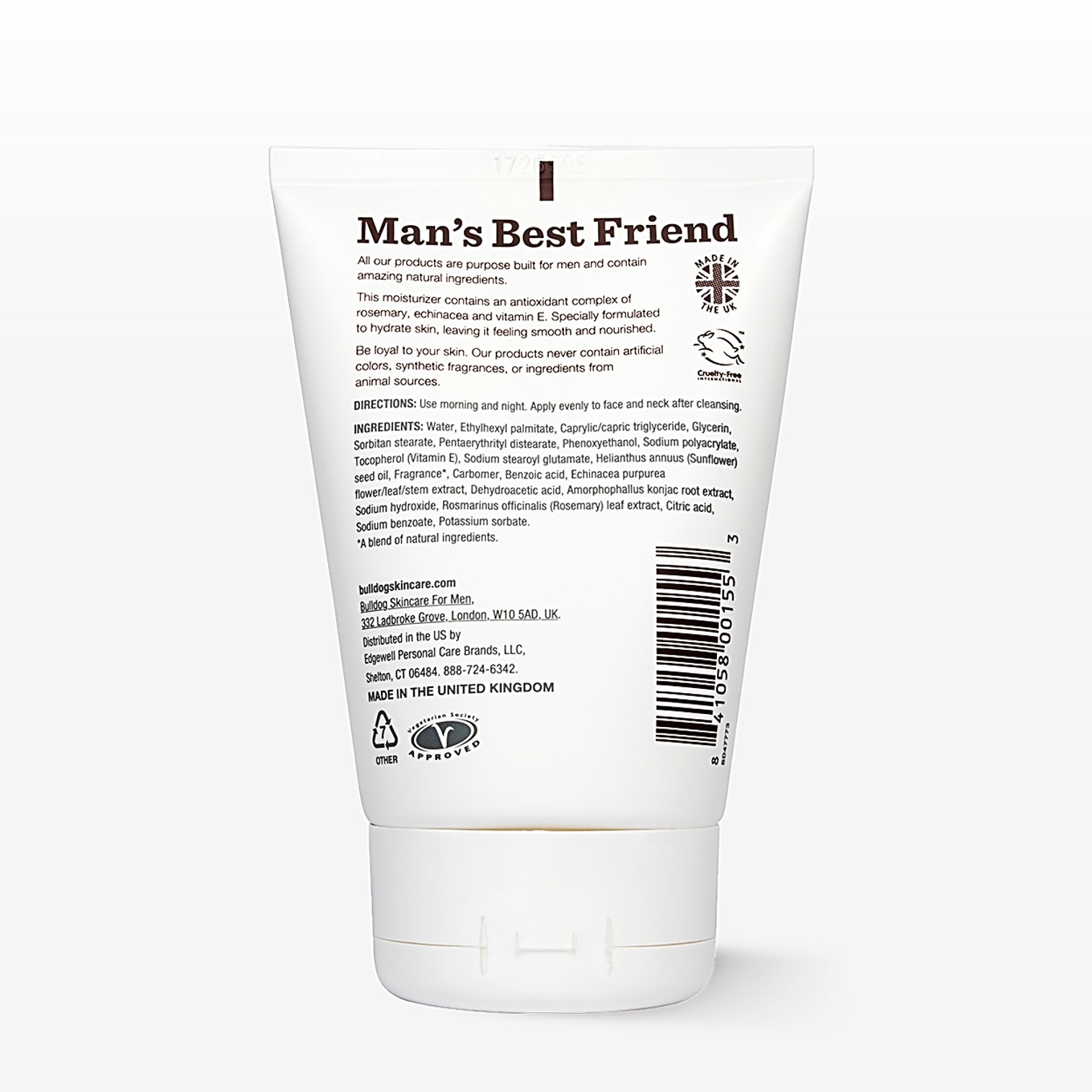 Bulldog Age Defence Moisturiser 100ml ครีมมอยซ์เจอร์ไรเซอร์บำรุงผิวหน้าสูตรพรีเมี่ยมสำหรับผูชาย