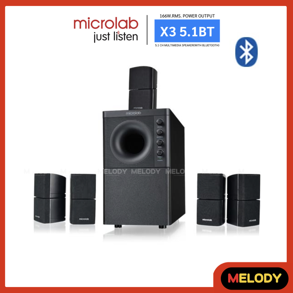 Microlab X3BT 5.1 Multimedia Speaker